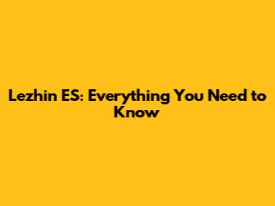 Lezhin ES: Everything You Need to Know
