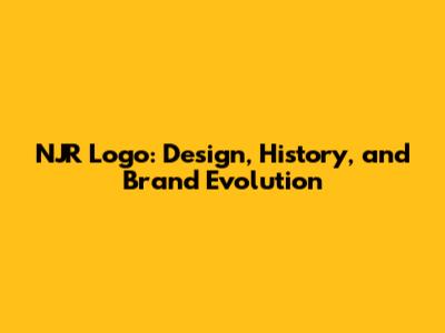 NJR Logo: Design, History, and Brand Evolution