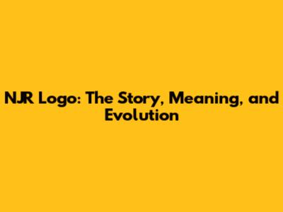 NJR Logo: The Story, Meaning, and Evolution
