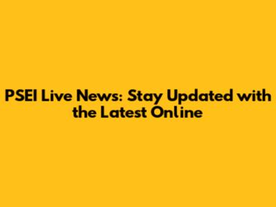PSEI Live News: Stay Updated with the Latest Online
