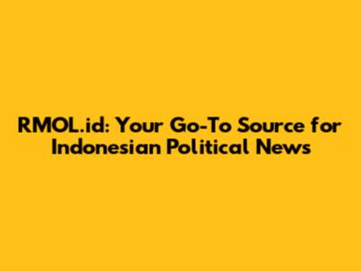 RMOL.id: Your Go-To Source for Indonesian Political News